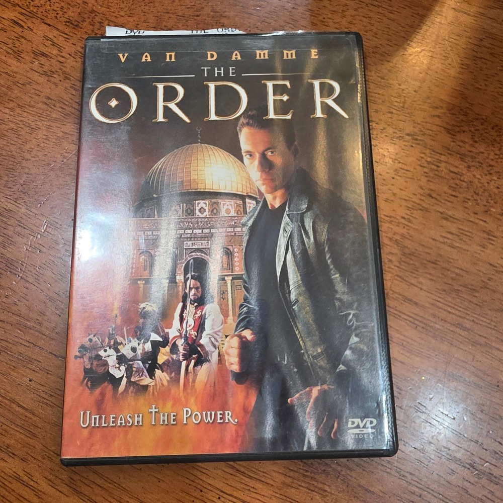 Sony Pictures The Order DVD Adult OS Black Excellent Van Damme Action Movie